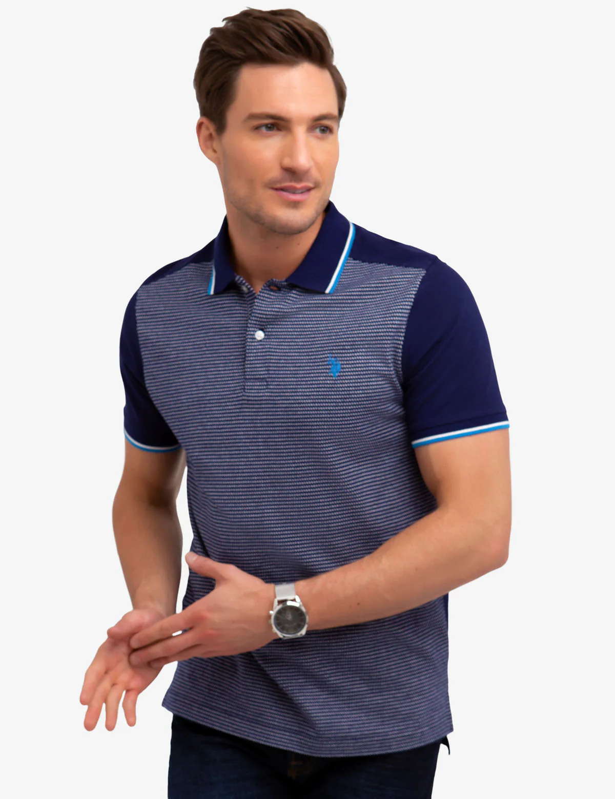 JACQUARD POLO SHIRT