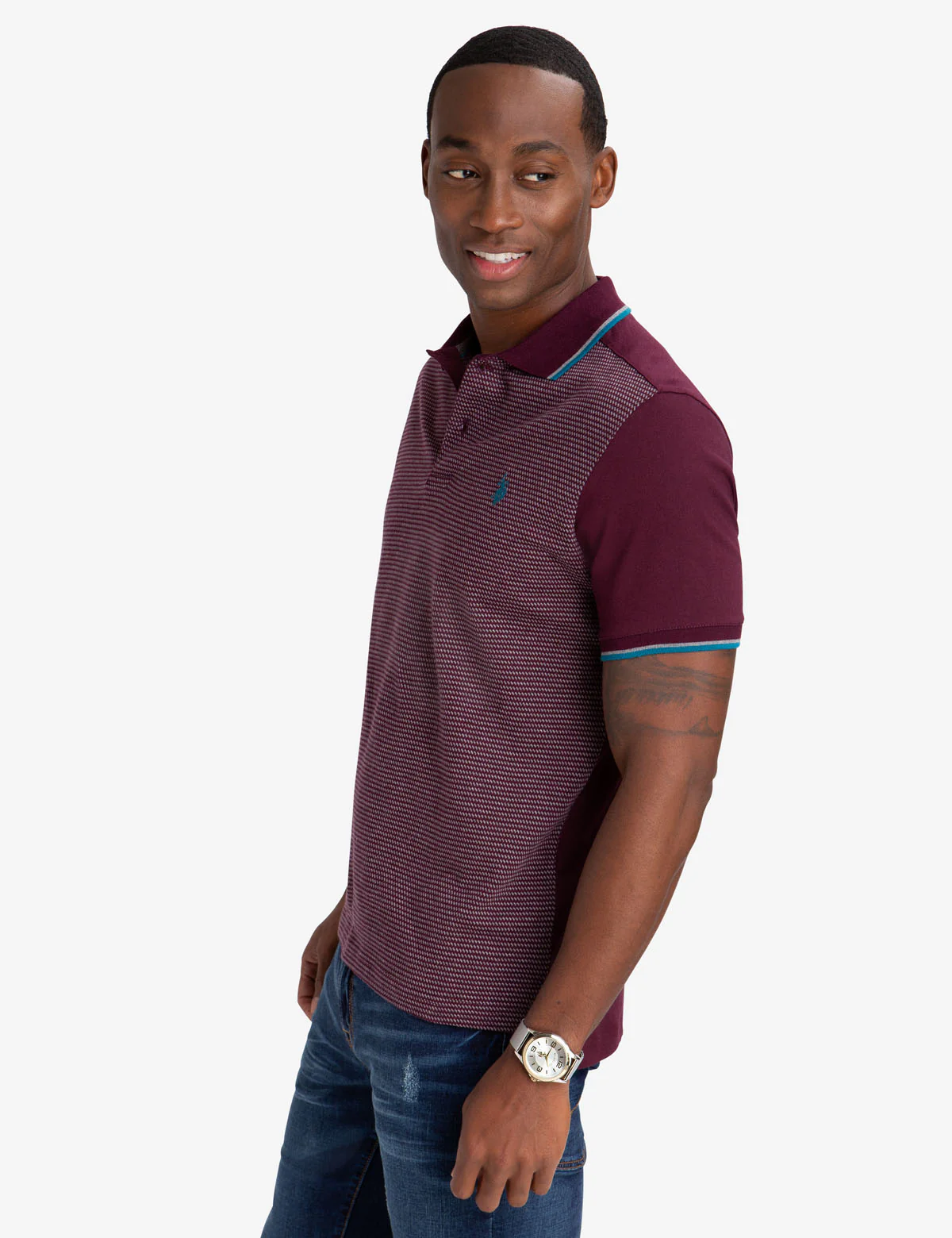 JACQUARD POLO SHIRT - Image 6