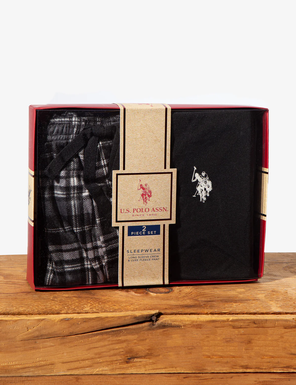 JERSEY TOP AND LUXE FLEECE PANT SET - Image 2