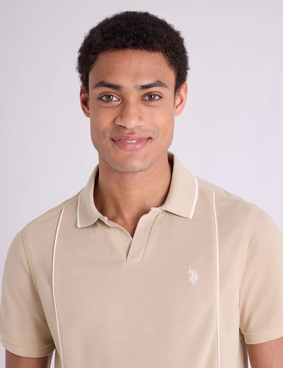 JOHNNY COLLAR PIQUE POLO SHIRT WITH RIB BAND - Image 6