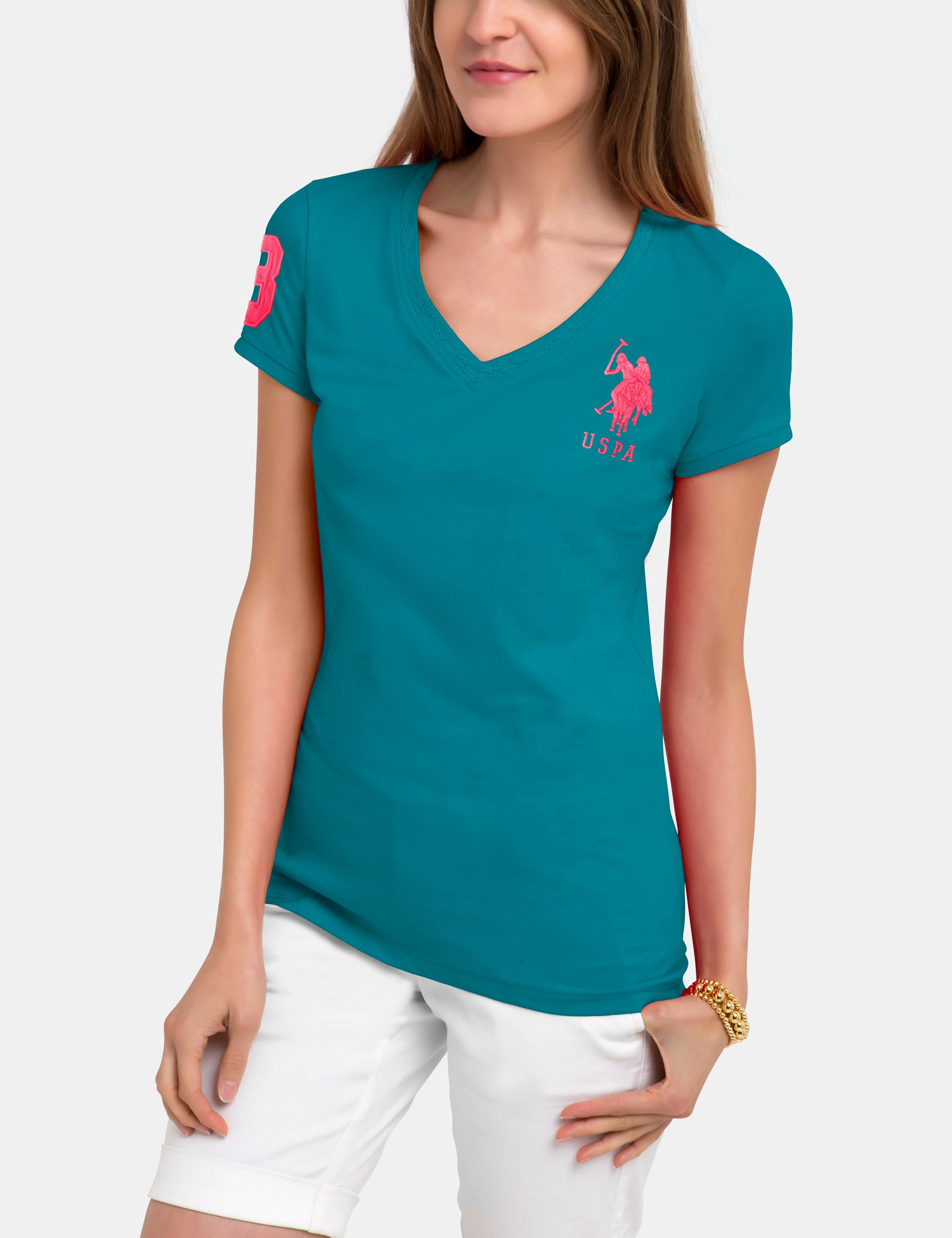 LACE NECKLINE T-SHIRT - Image 44