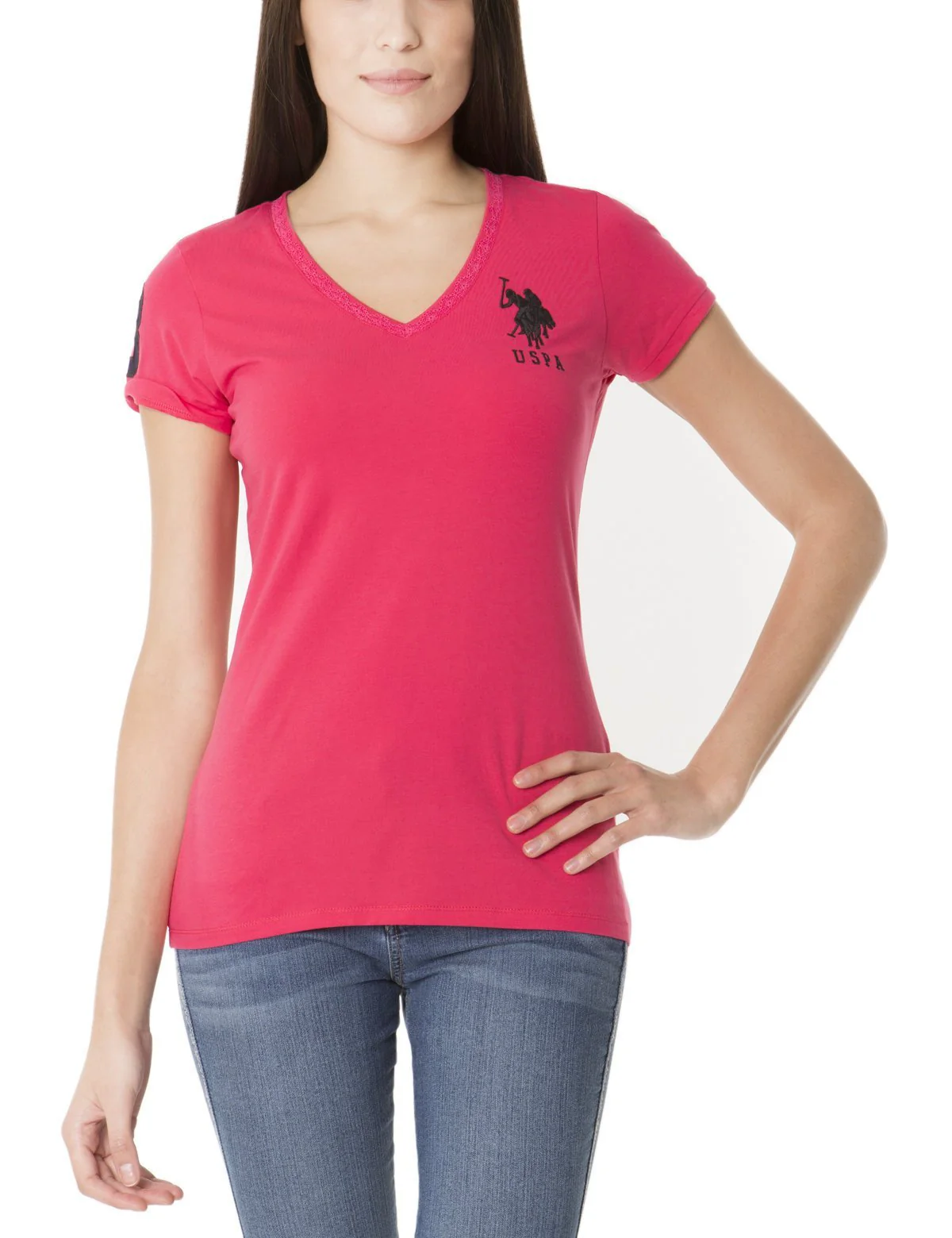 LACE NECKLINE T-SHIRT - Image 5