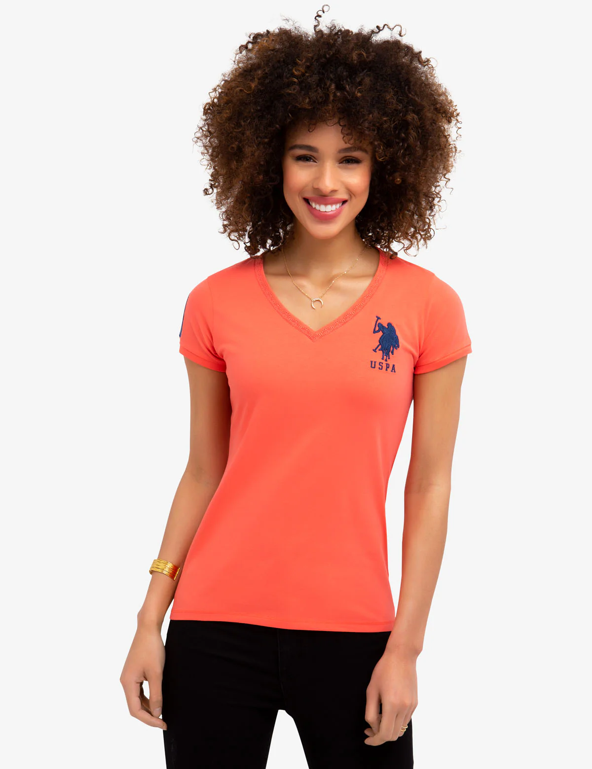 LACE NECKLINE T-SHIRT - Image 2