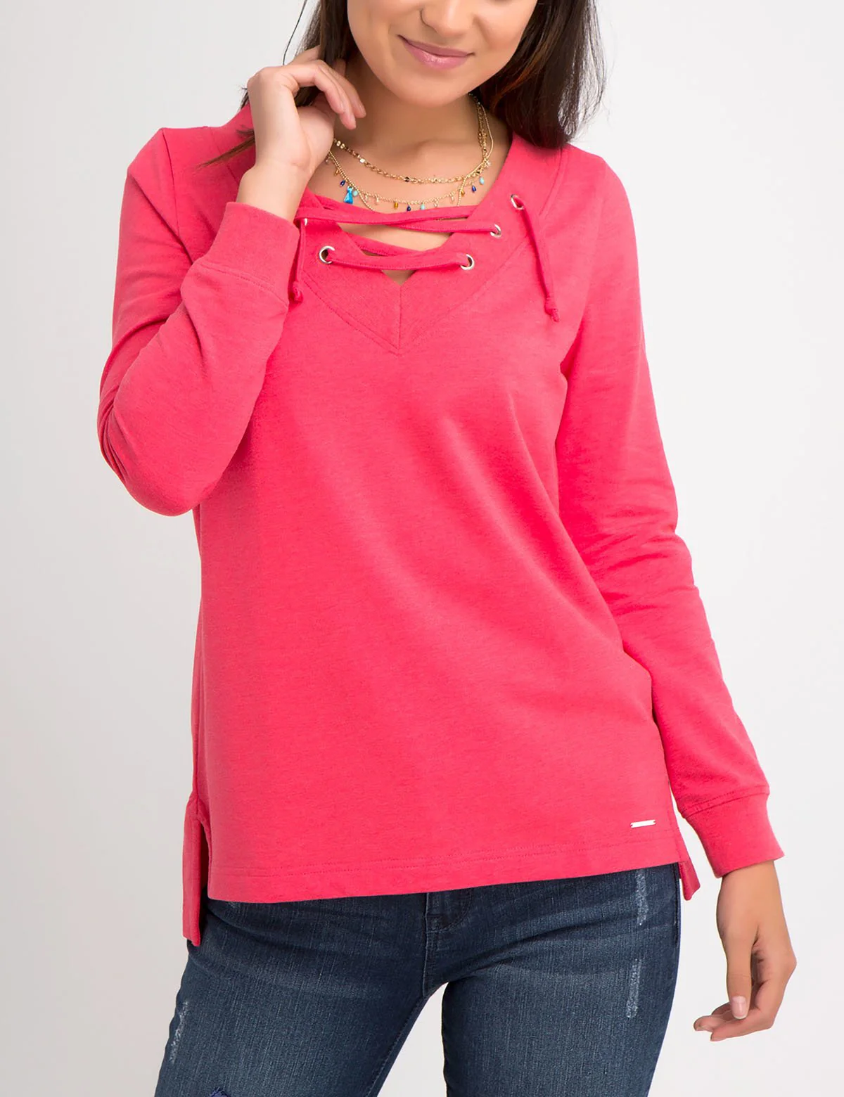 LACE UP SWEATSHIRT - Image 10