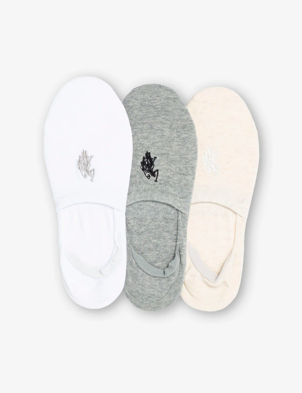 LADIES 3PK CORE ASSORTED LINER SOCKS