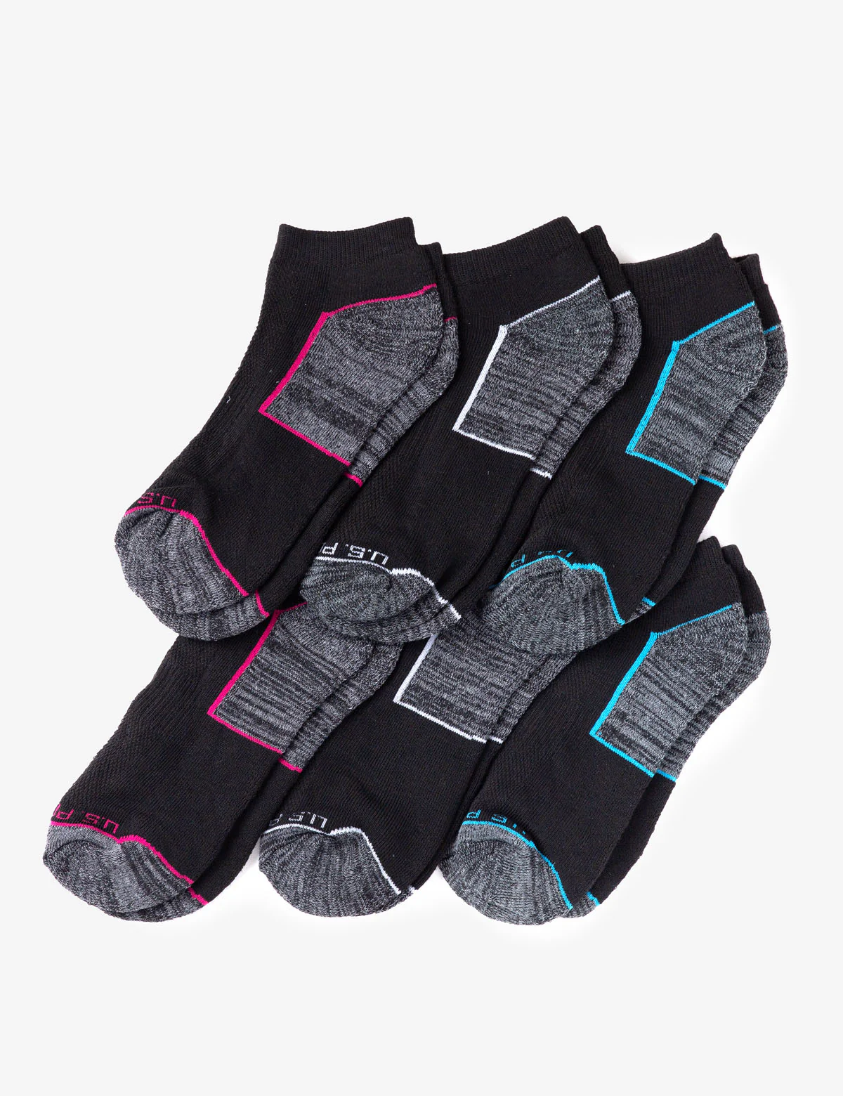 LADIES 6 PACK LOW CUT SOCKS - Image 2