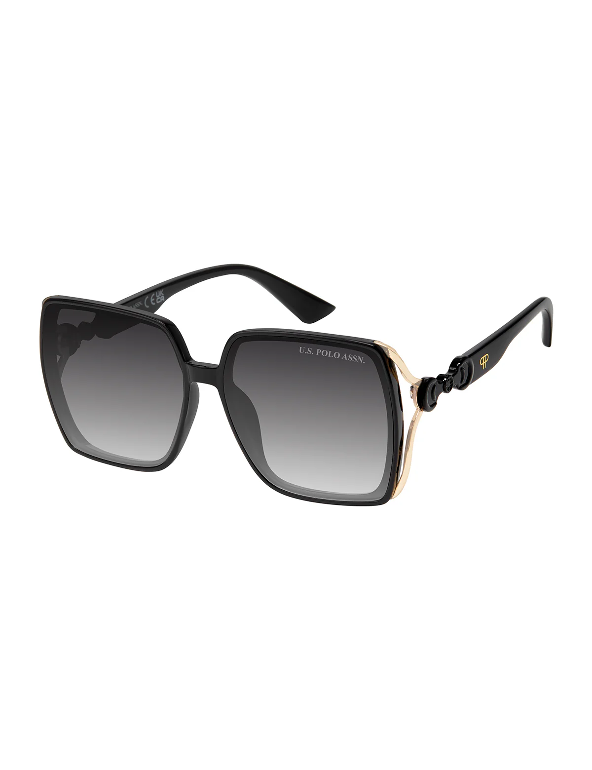 LADIES ARTISAN OPEN-TEMPLE SQUARE SUNGLASSES