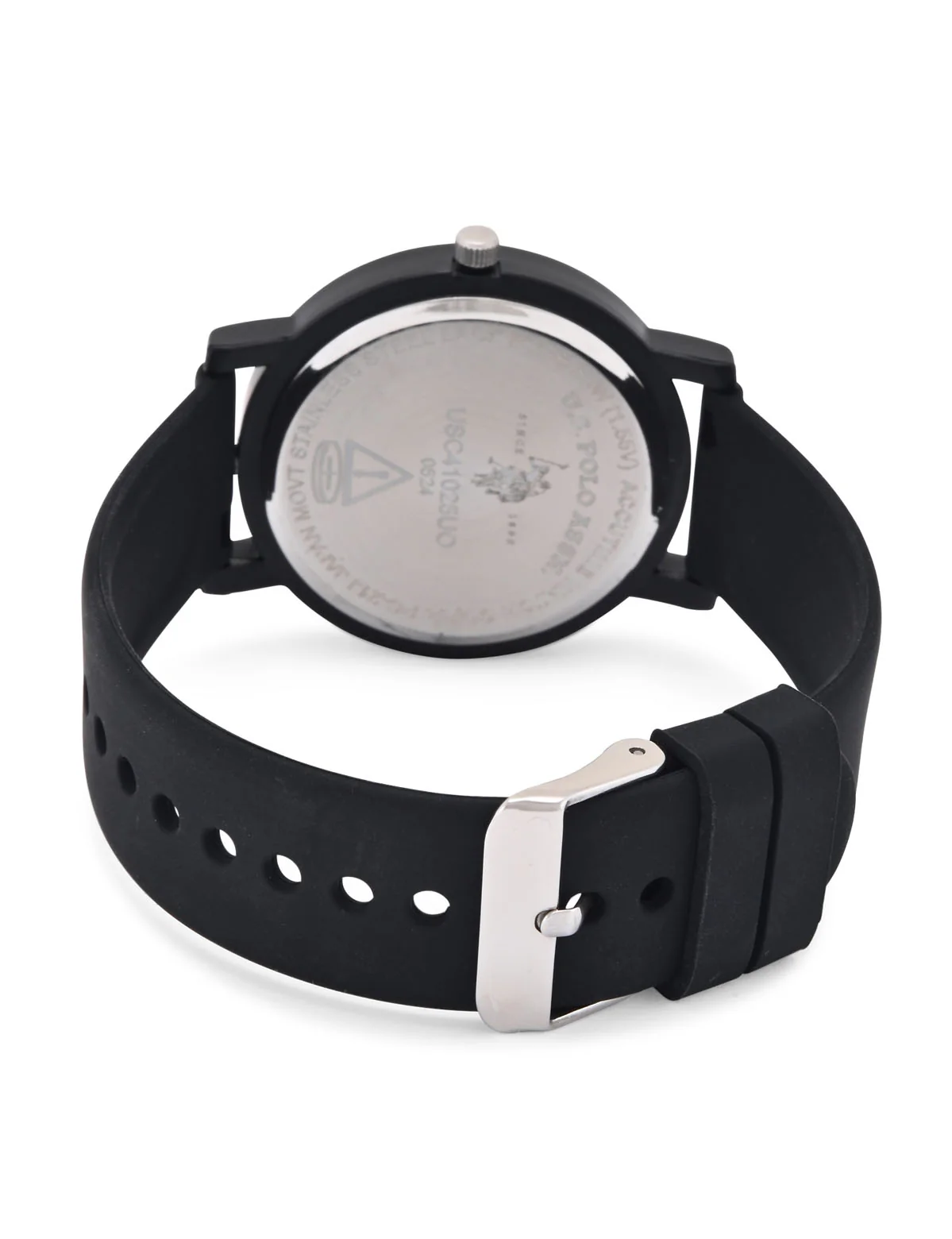 LADIES BLACK CLASSIC STRAP ANALOG WATCH - Image 5