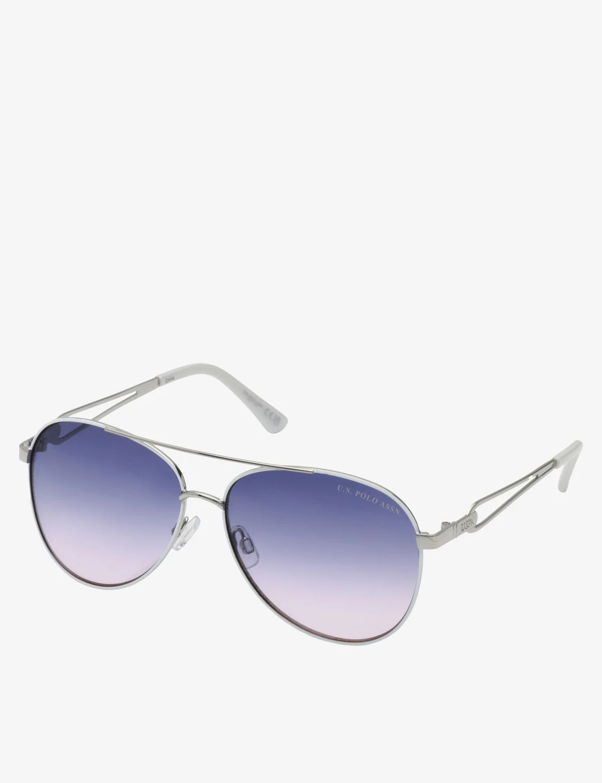 LADIES CLASSIC METAL RIM AVIATOR SUNGLASSES - Image 2