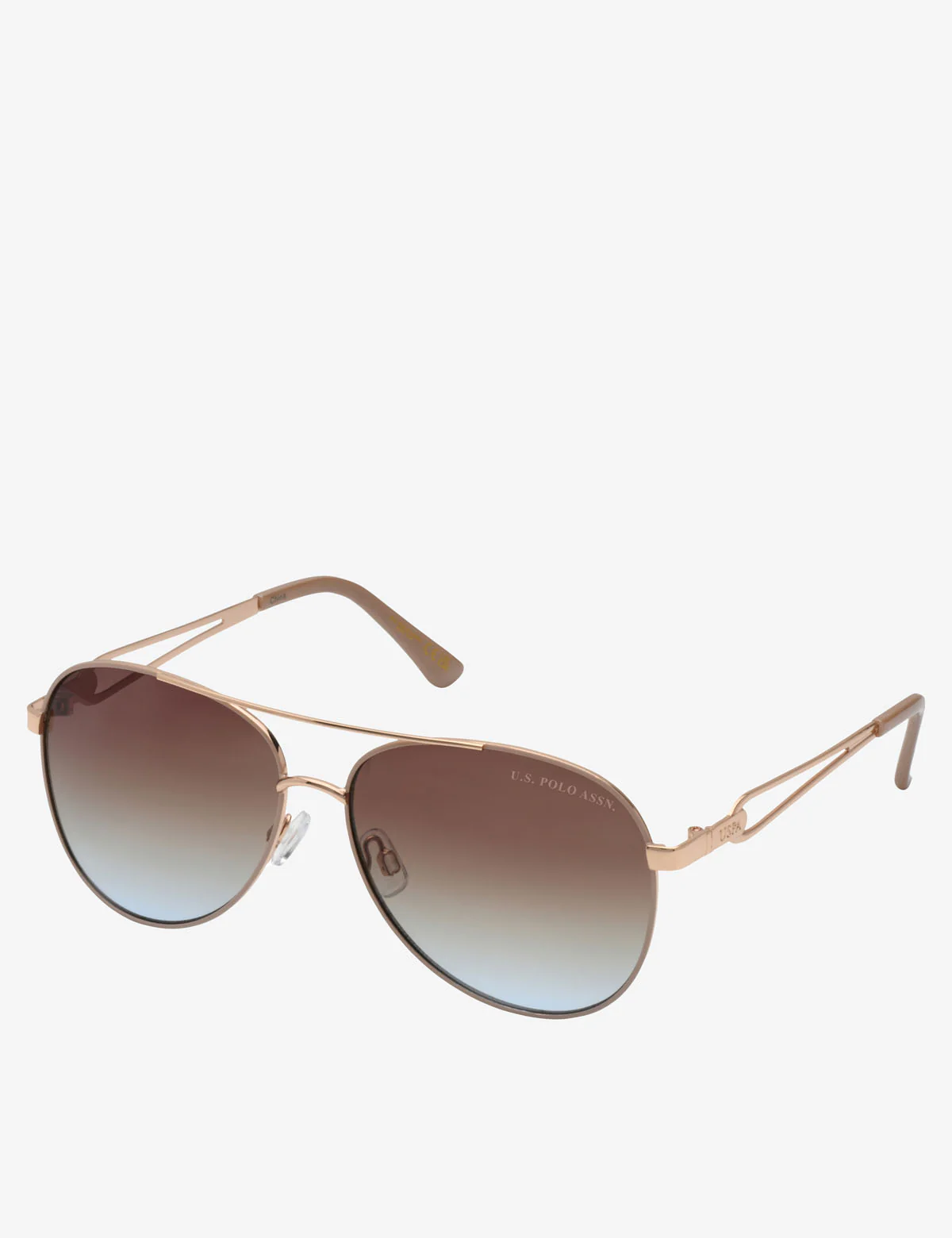 LADIES CLASSIC METAL RIM AVIATOR SUNGLASSES - Image 4