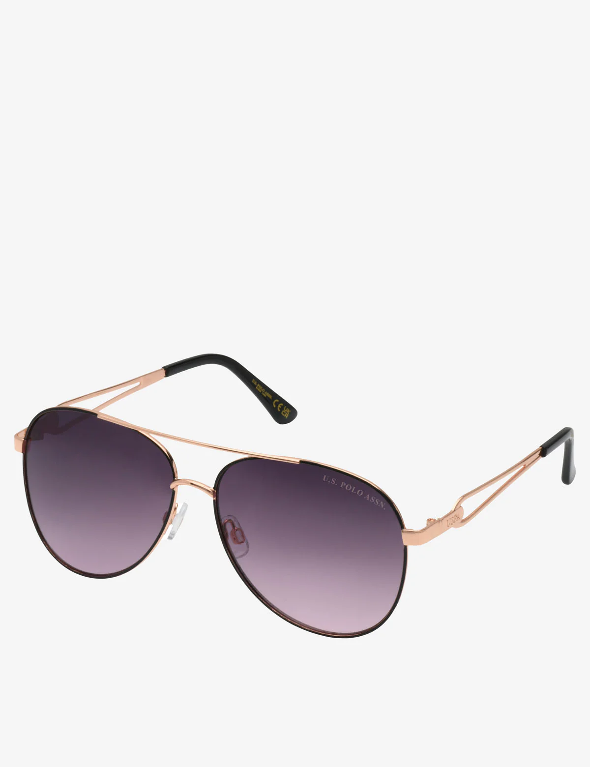 LADIES CLASSIC METAL RIM AVIATOR SUNGLASSES - Image 5
