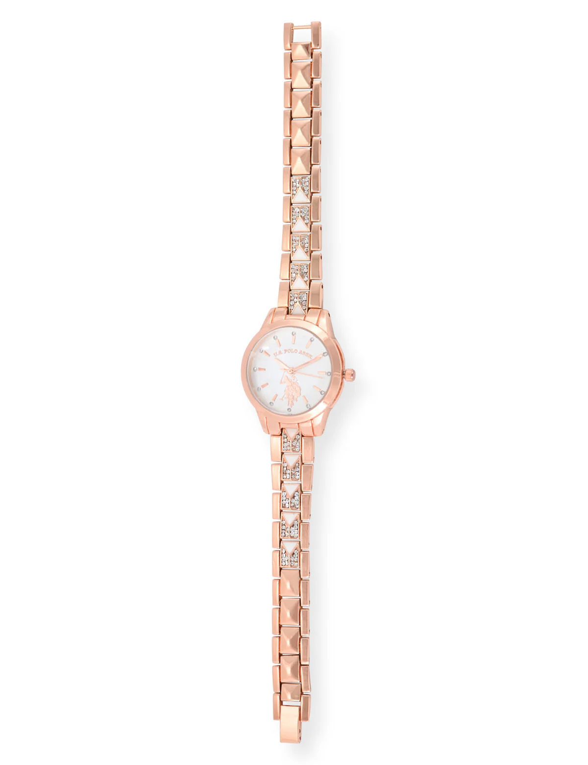 LADIES EMBELLISHED DECO ANALOG WATCH - Image 4