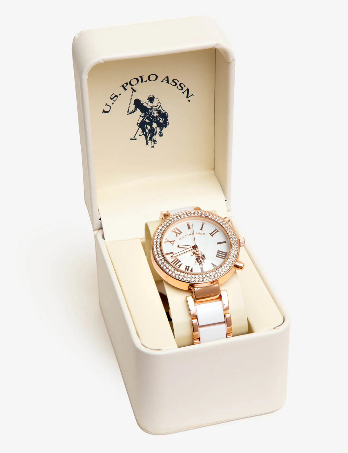 LADIES EMBELLISHED LINK WATCH - Image 2