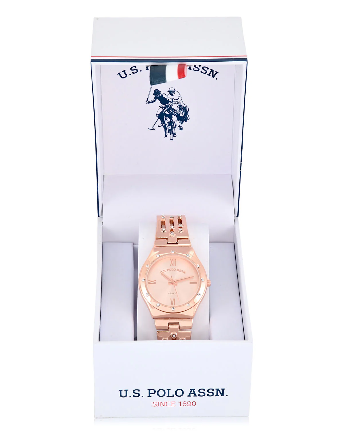 LADIES GOLD ANALOG BRACELET WATCH - Image 2