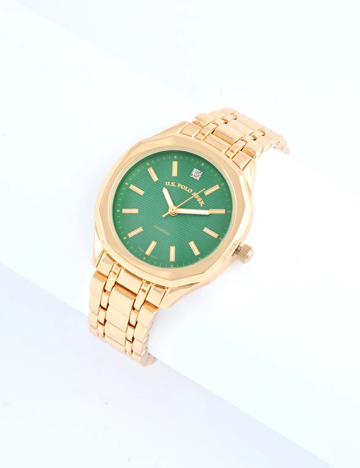 LADIES GOLDTONE WATCH AND BRACELETS SET - Image 3