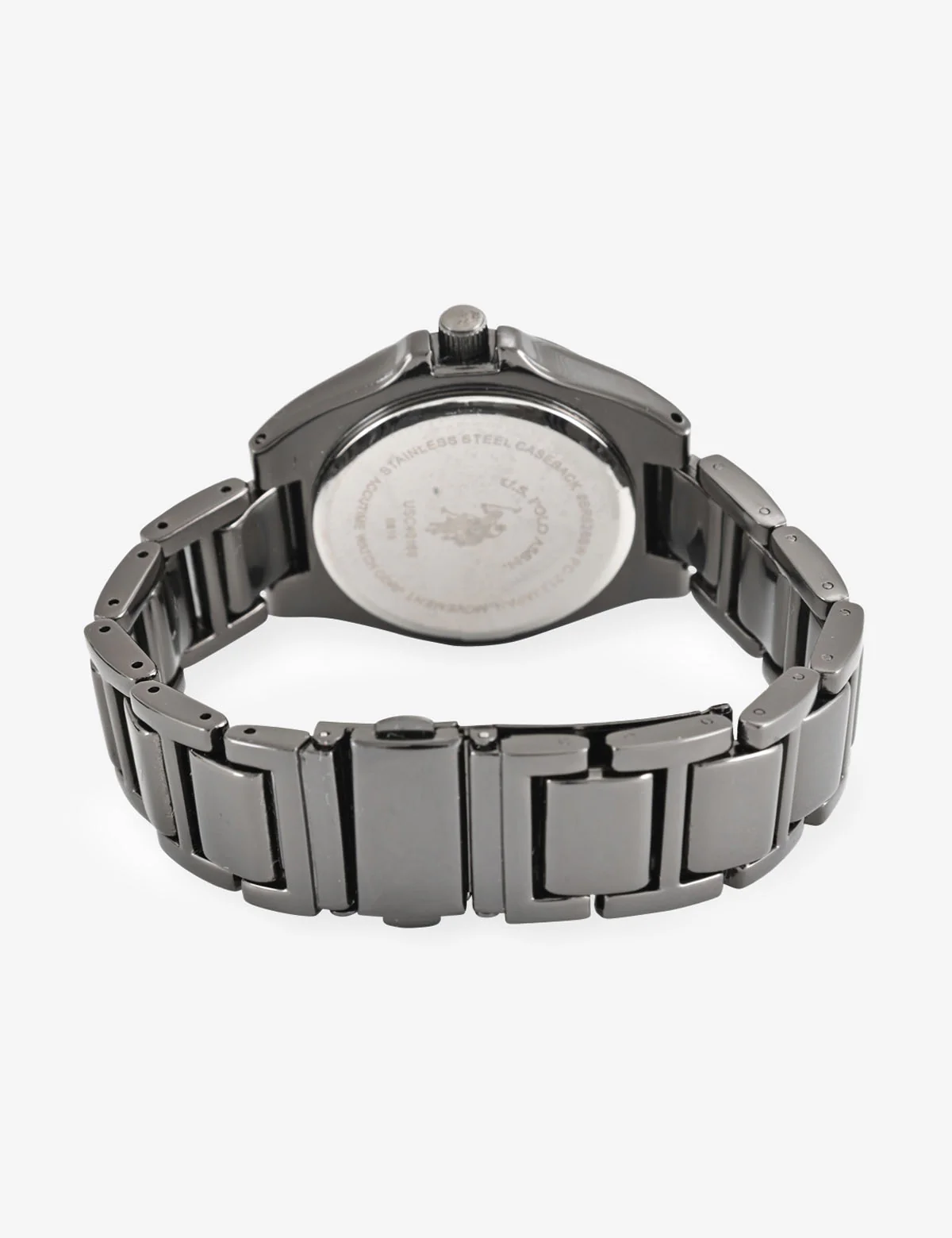 LADIES GUNMETAL BRACELET WATCH - Image 5