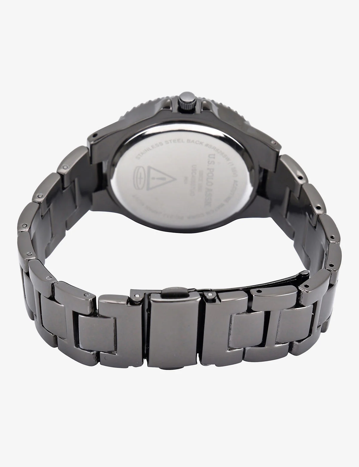 LADIES GUNMETAL EMBELLISHED WATCH - Image 5