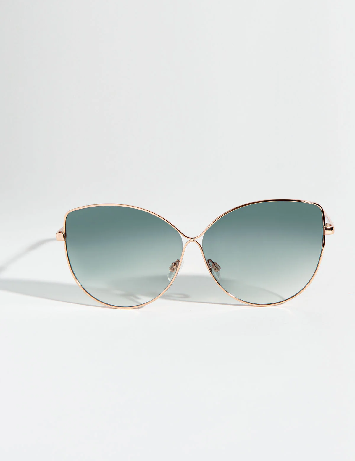LADIES METAL CAT-EYE SUNGLASSES