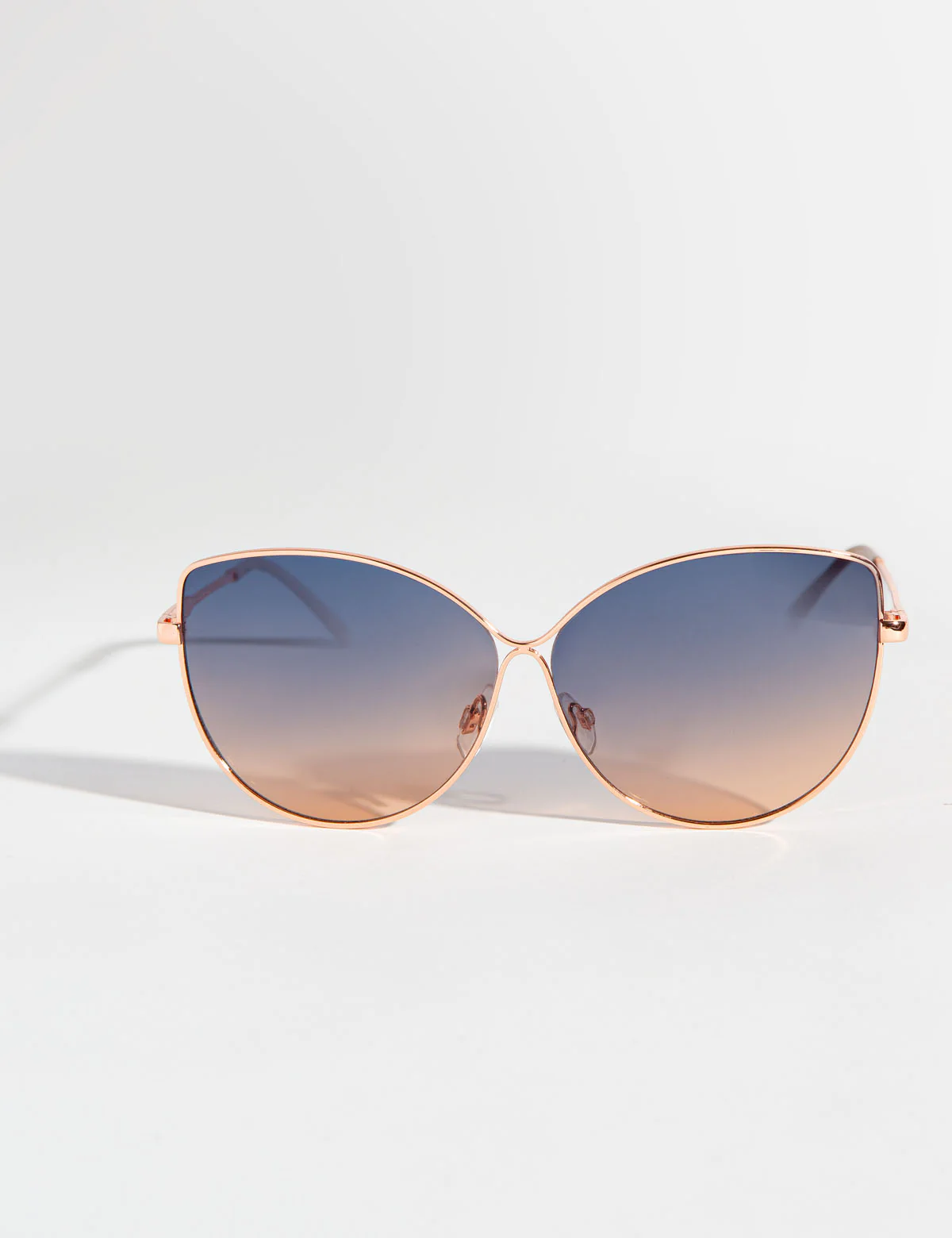LADIES METAL CAT-EYE SUNGLASSES