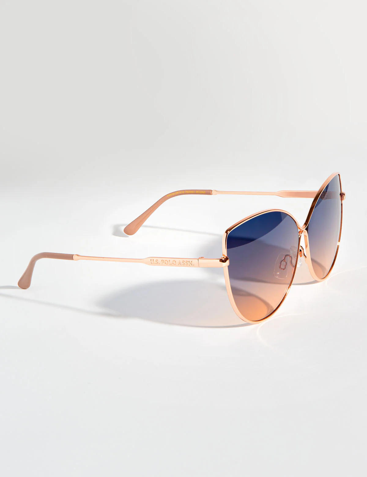 LADIES METAL CAT-EYE SUNGLASSES - Image 3