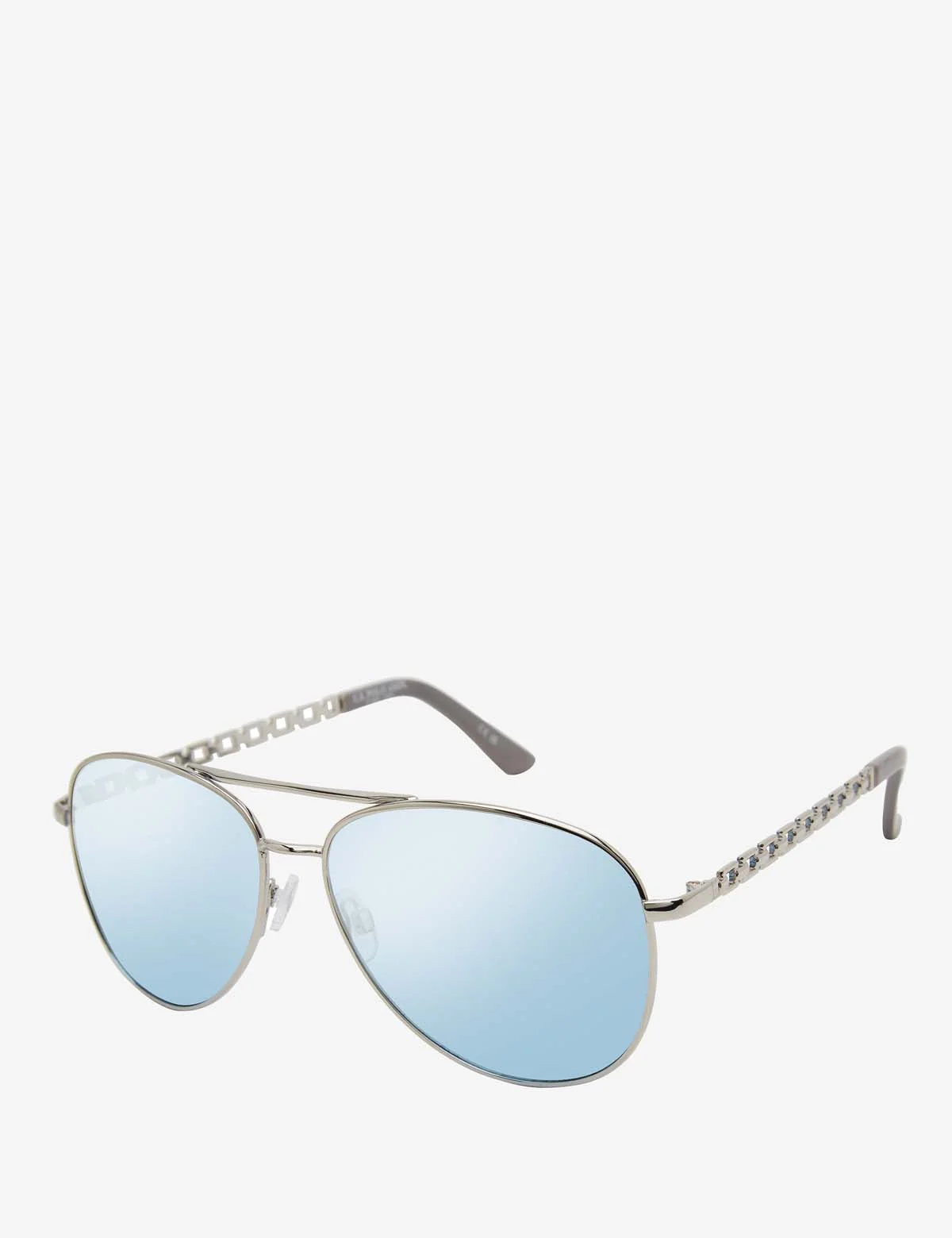 LADIES METAL CHAIN AVIATOR SUNGLASSES - Image 2
