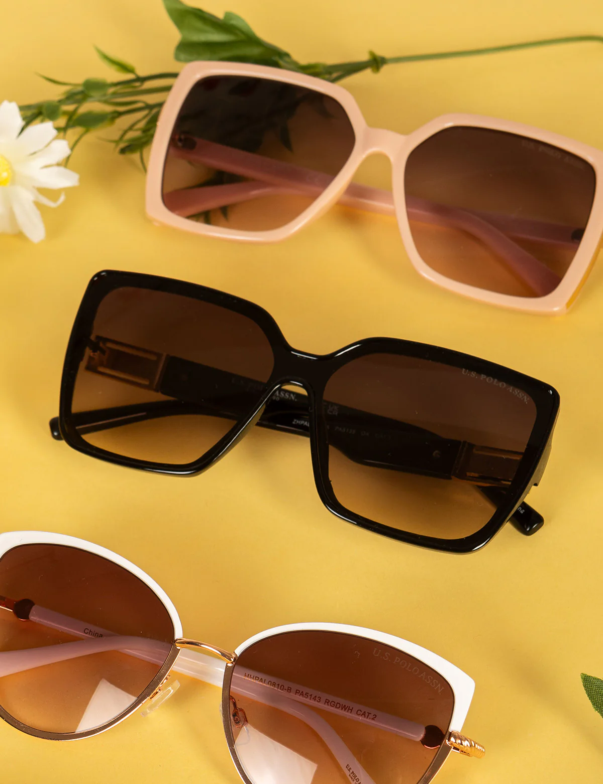 LADIES OVERSIZED RECTANGULAR SUNGLASSES - Image 2
