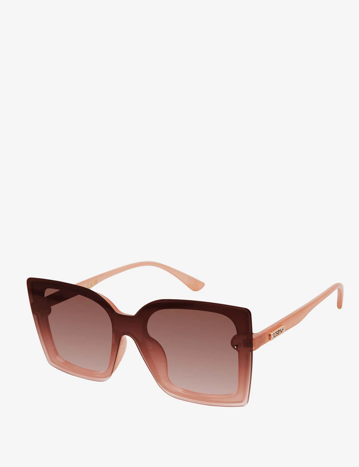 LADIES OVERSIZED SQUARE SHIELD SUNGLASSES