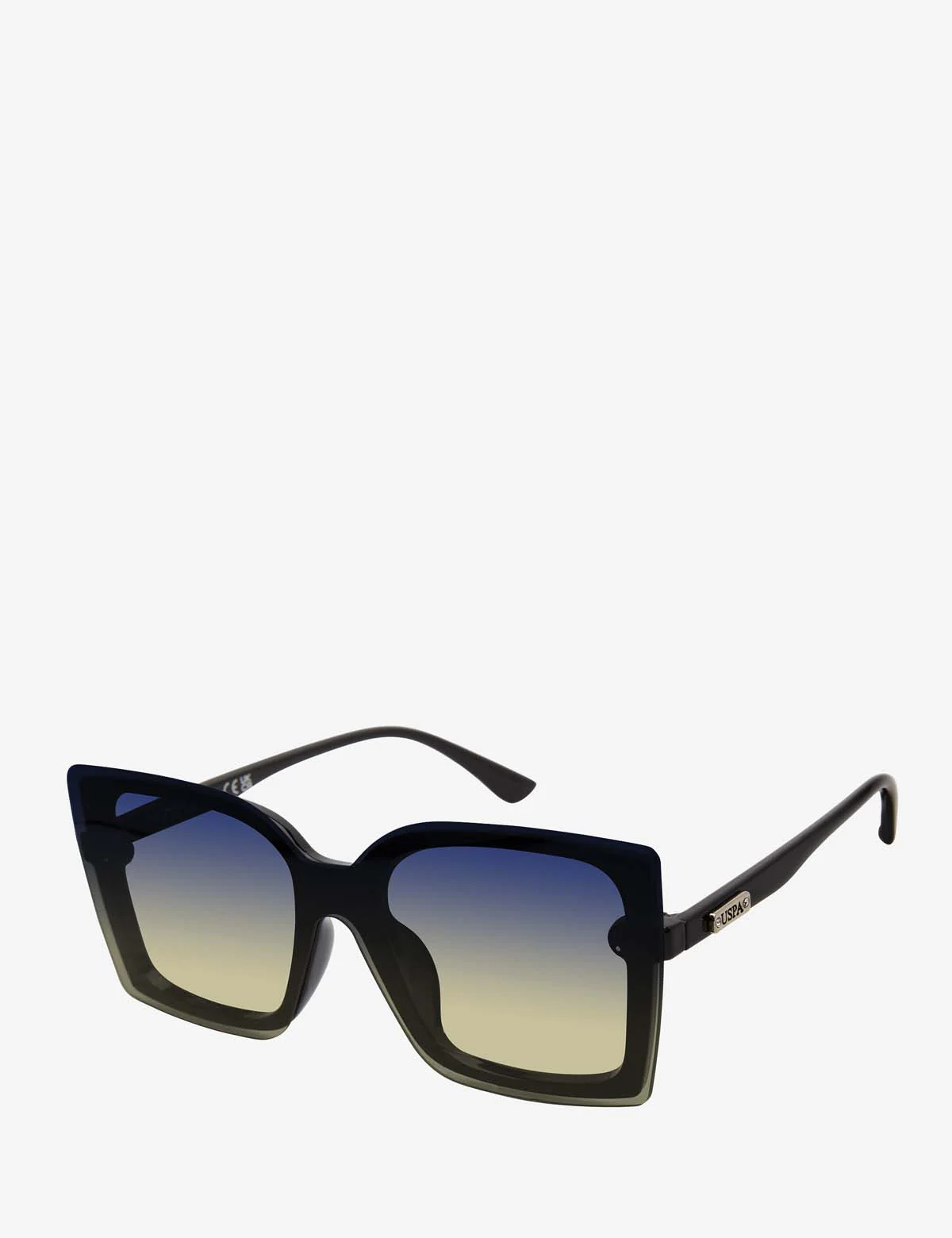LADIES OVERSIZED SQUARE SHIELD SUNGLASSES - Image 2