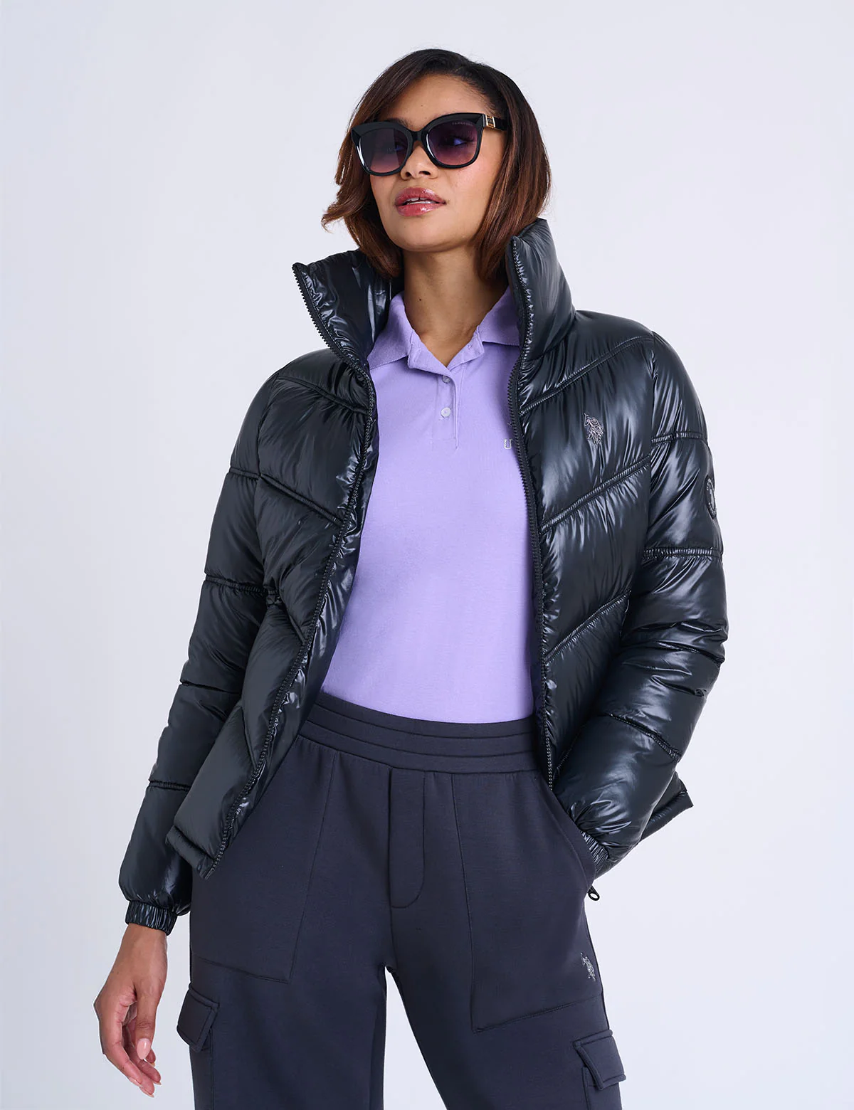LADIES PLASTIC OVERSIZE SUNGLASSES - Image 2