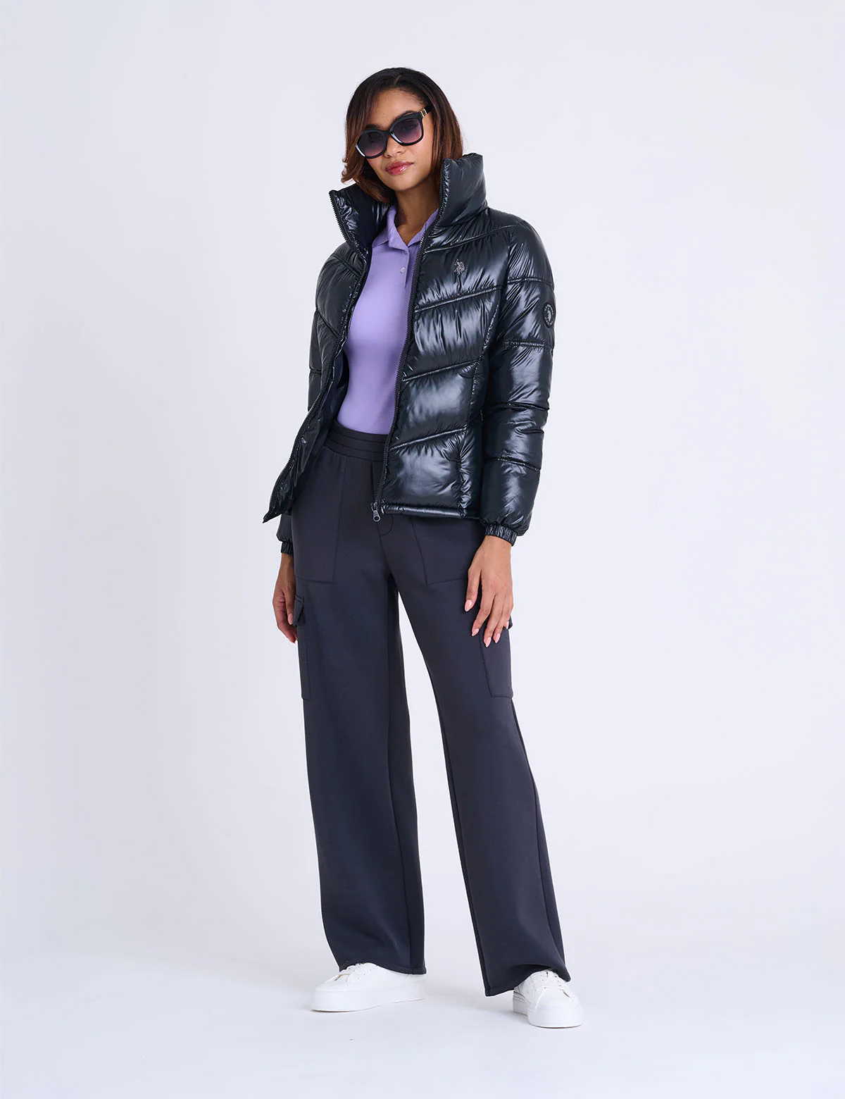 LADIES PLASTIC OVERSIZE SUNGLASSES - Image 4