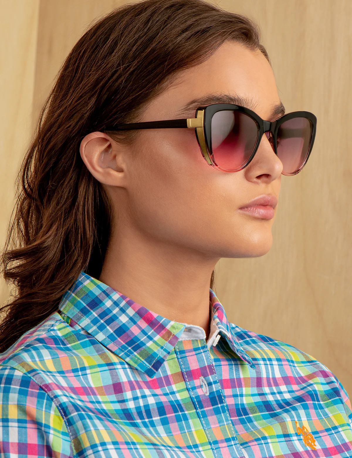 LADIES RETRO CAT-EYE SUNGLASSES - Image 2
