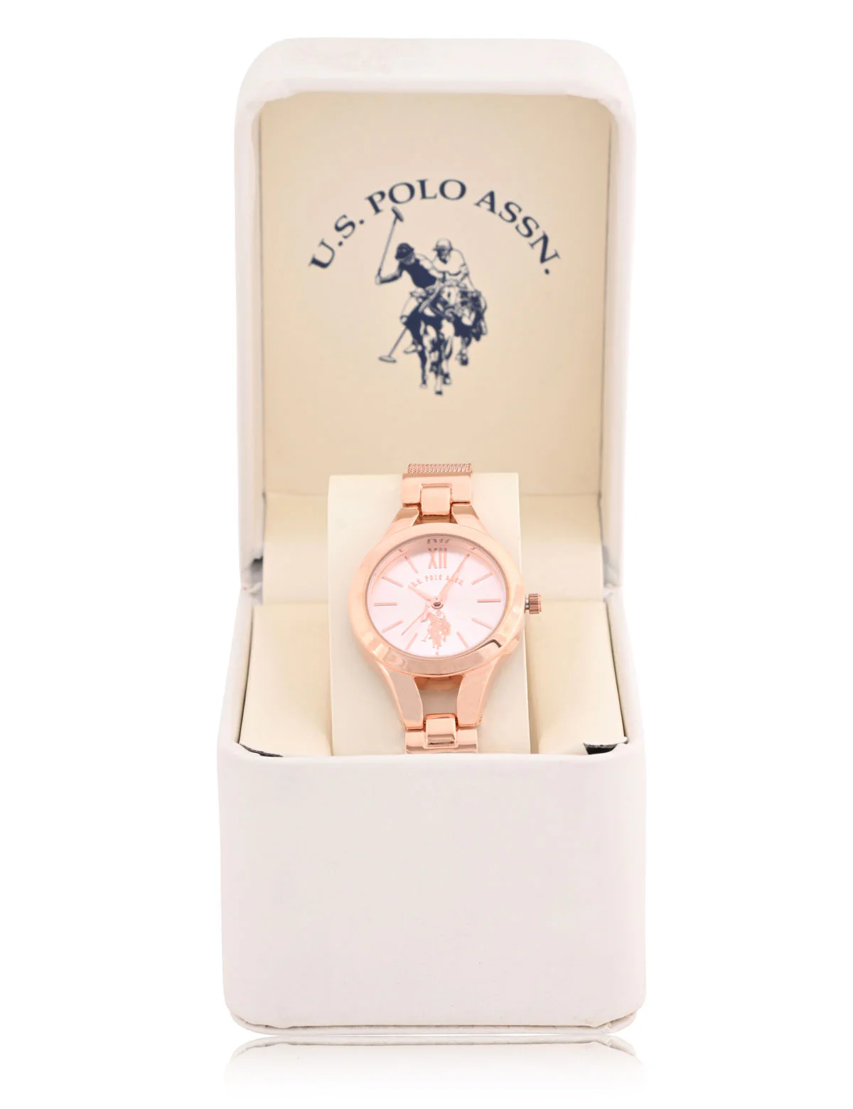 LADIES ROSE GOLD BRACELET WATCH - Image 2