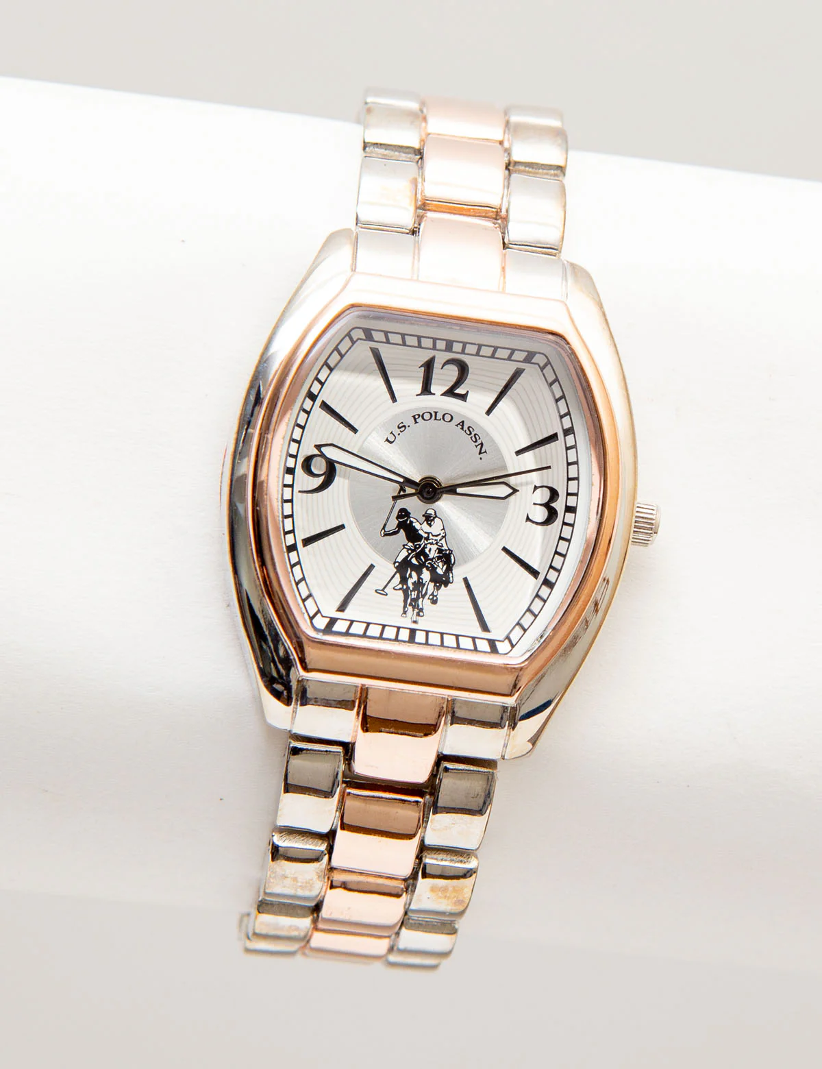 LADIES ROSE GOLDTONE BRACELET WATCH