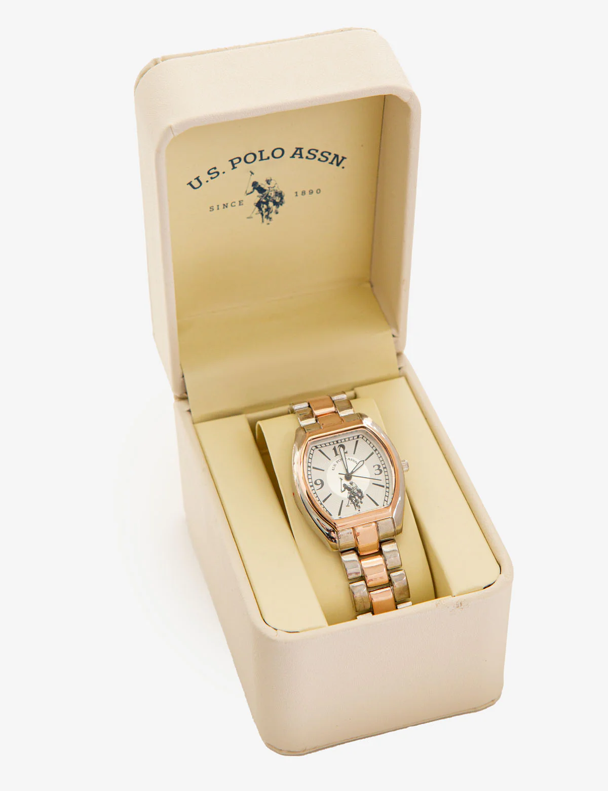 LADIES ROSE GOLDTONE BRACELET WATCH - Image 2
