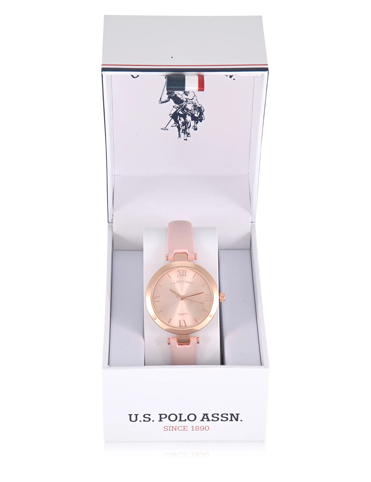 LADIES ROSE STRAP WATCH - Image 2
