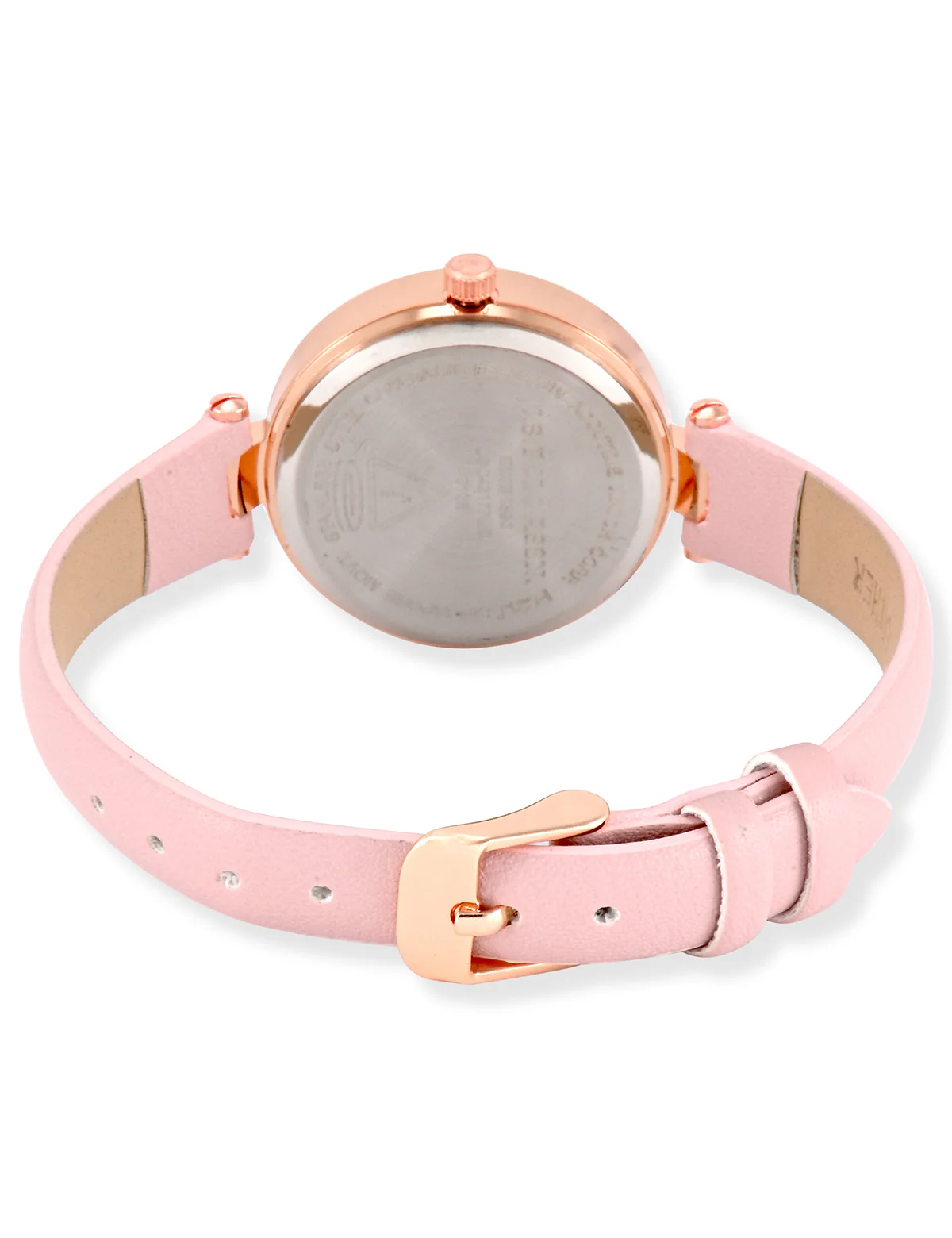 LADIES ROSE STRAP WATCH - Image 3