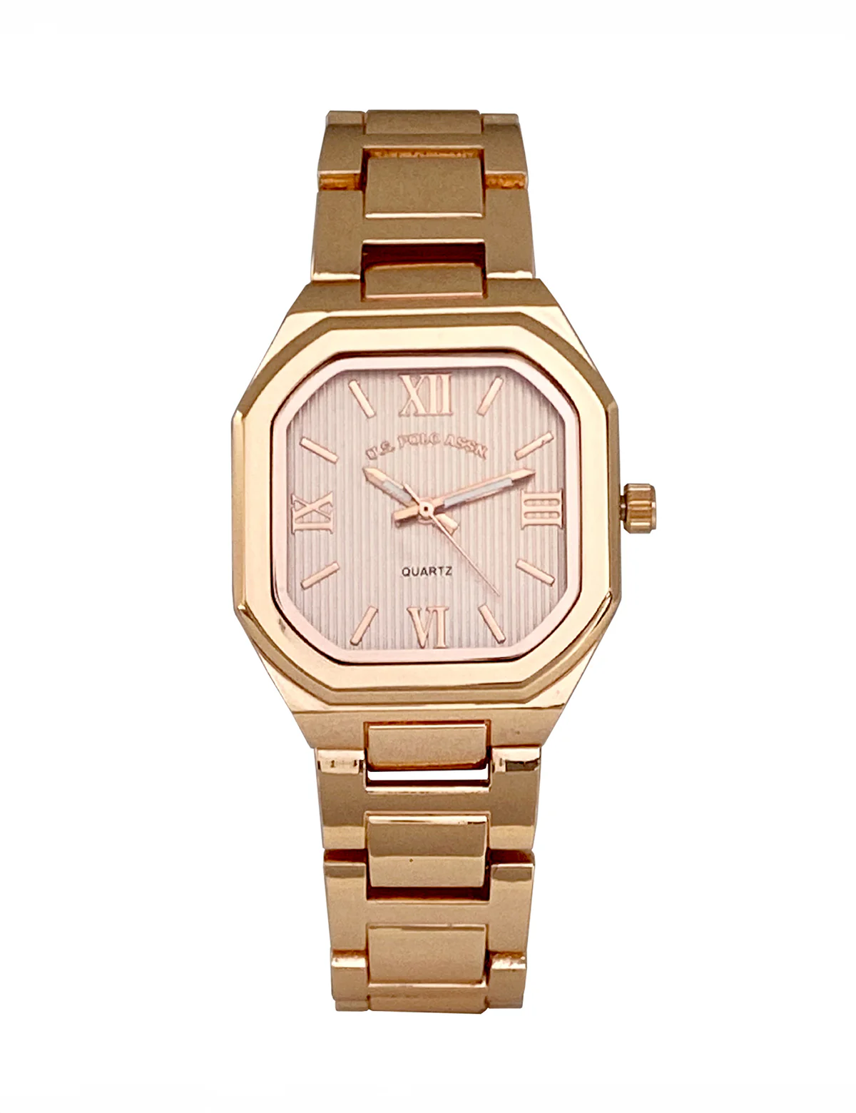 LADIES ROSE GOLD LINK ANALOG WATCH - Image 5