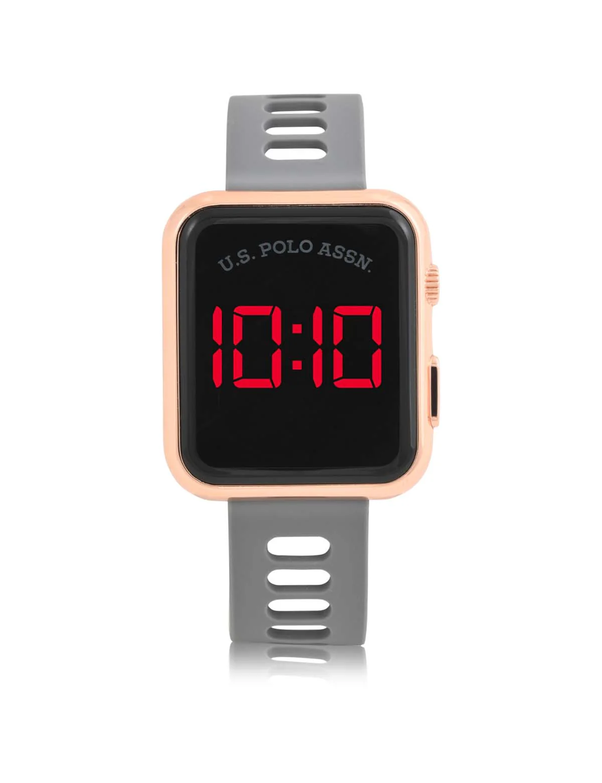 LADIES LED SQUARE FACE WATCH & STACKABLE BRACELETS SET - Image 8