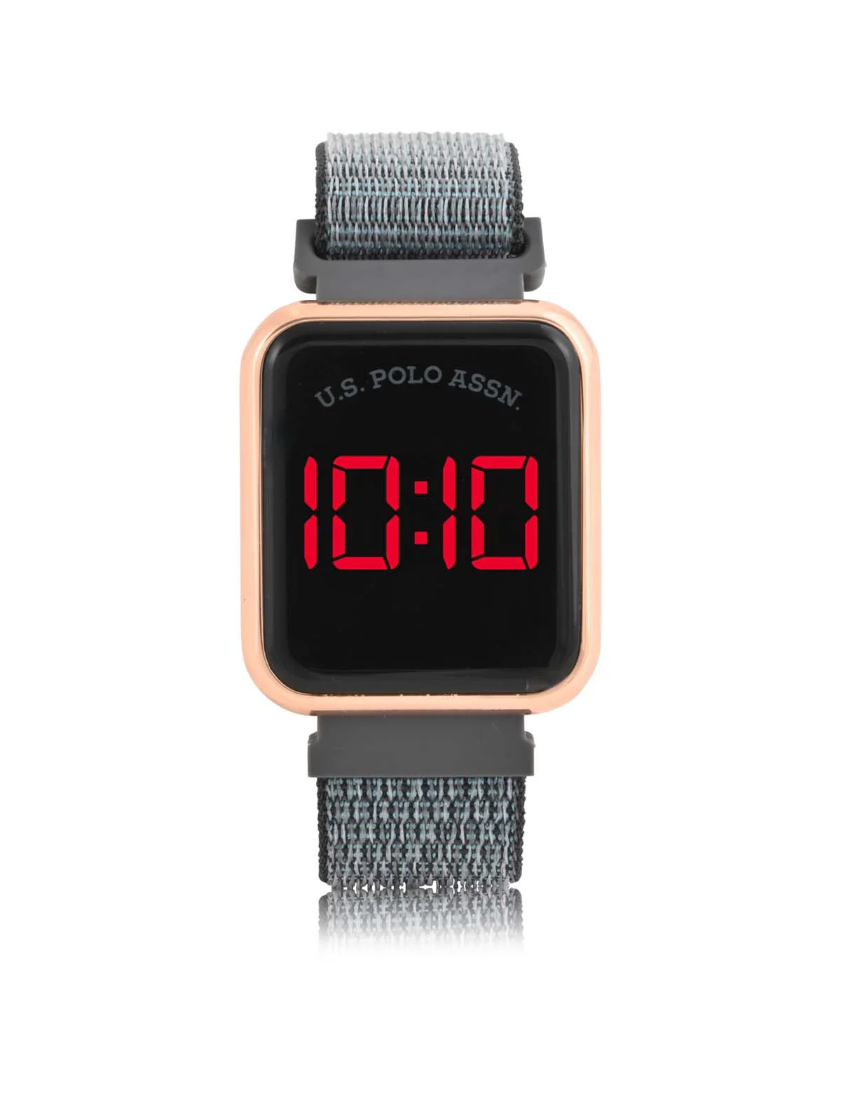 LADIES LED SQUARE FACE WATCH & STACKABLE BRACELETS SET - Image 7