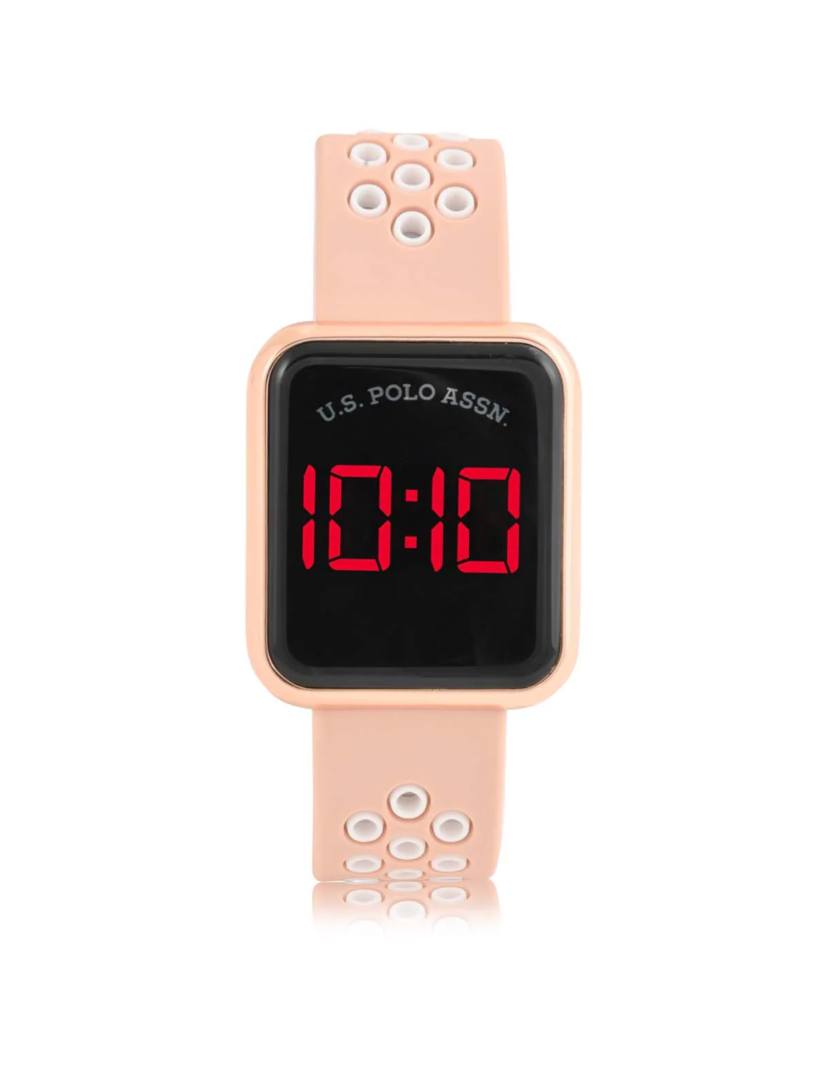 LADIES LED SQUARE FACE WATCH & STACKABLE BRACELETS SET - Image 8