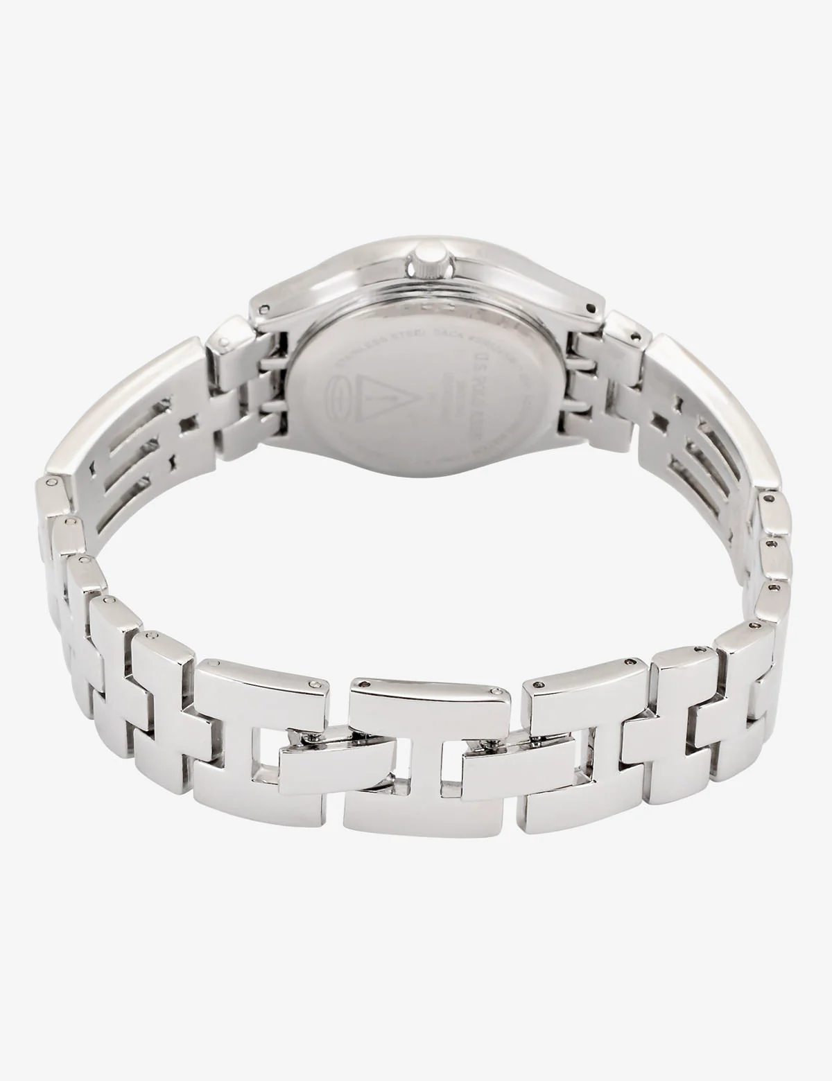 LADIES SILVER ANALOG BRACELET WATCH - Image 5
