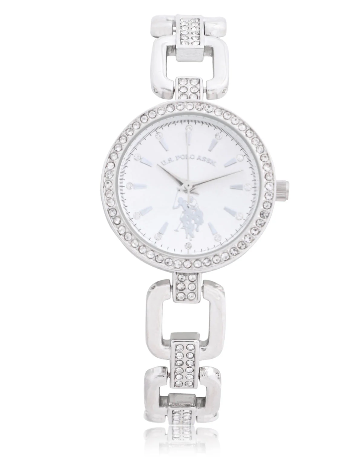 LADIES SILVER LINK WATCH - Image 3