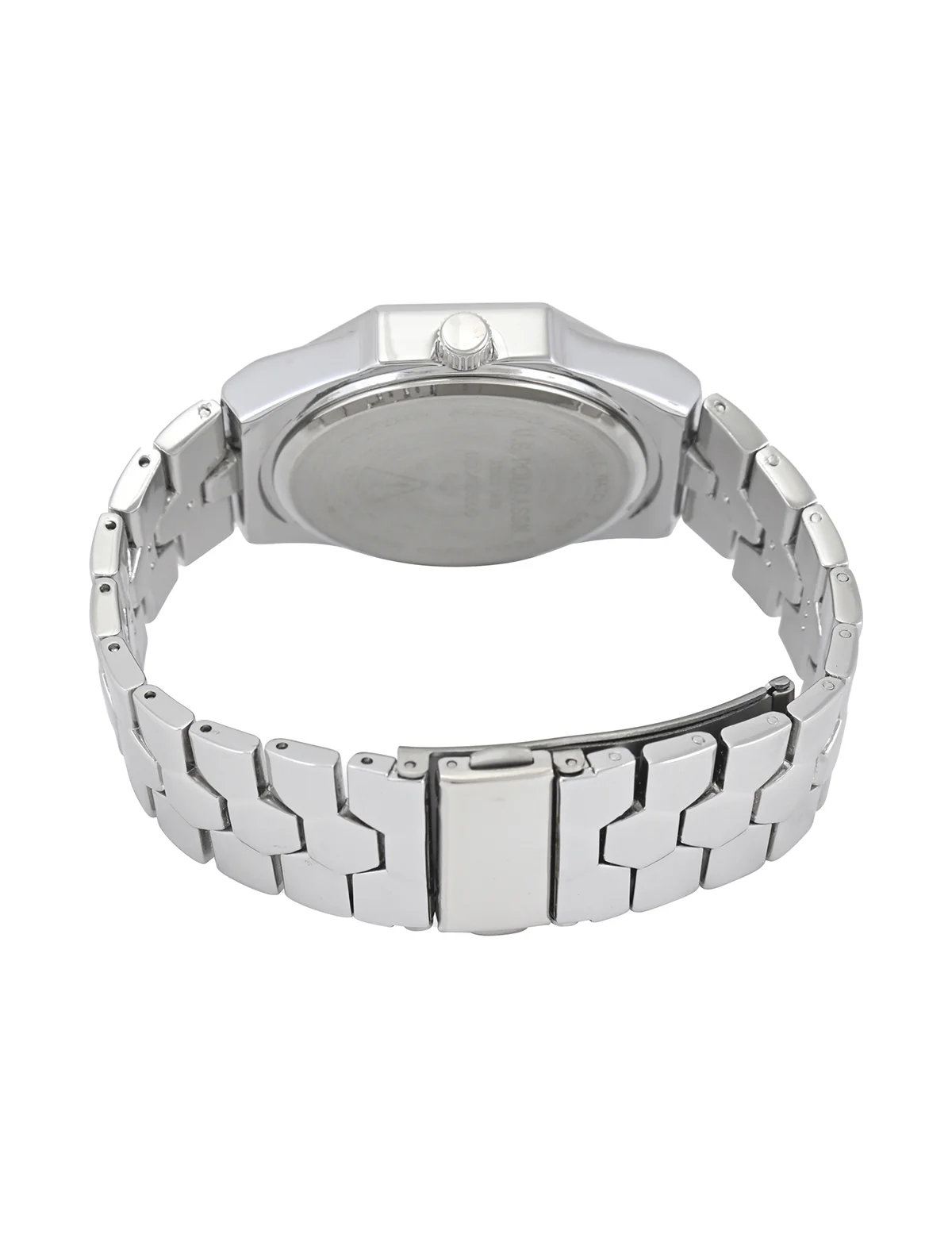 LADIES SILVER LINK WATCH WITH BLUE FACE - Image 5