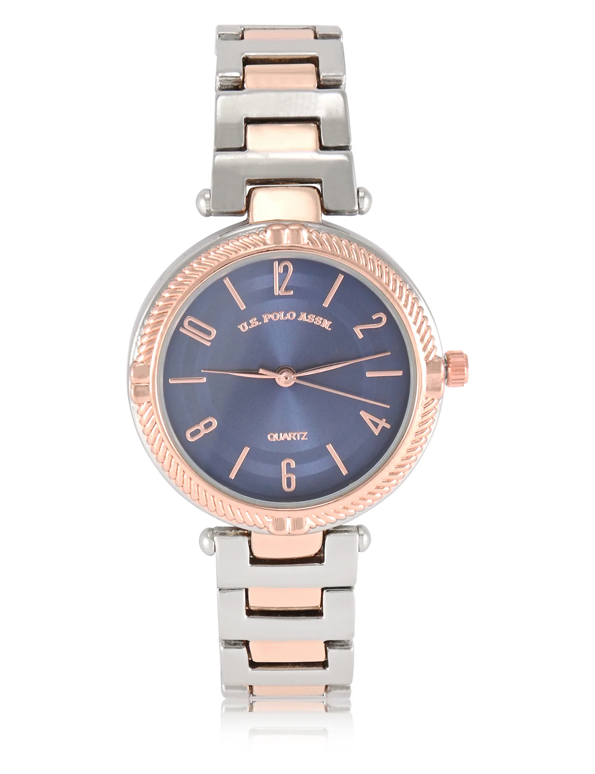 LADIES TWO TONE SILVER AND GOLD LINK WATCH - Image 2