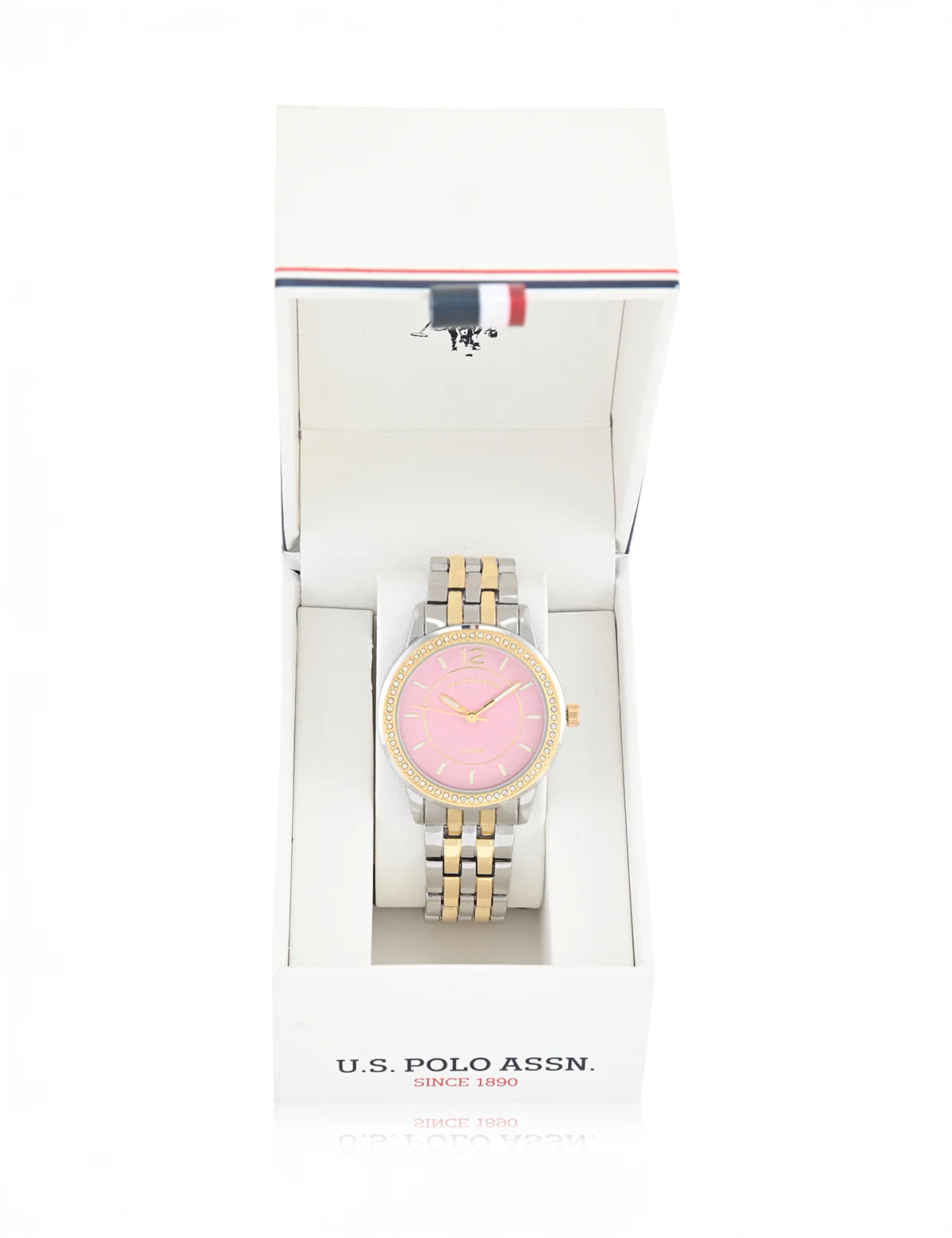 LADIES TWO TONE SILVER AND GOLD WATCH - Image 2