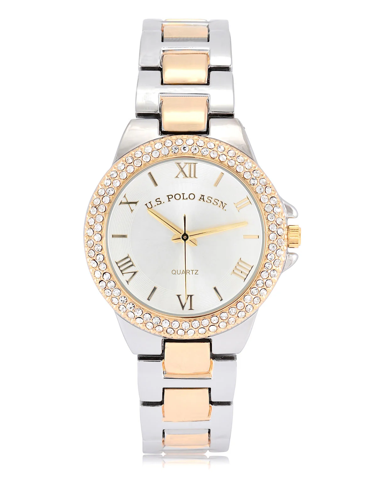 LADIES TWO TONE EMBELLISHED WATCH - Image 3