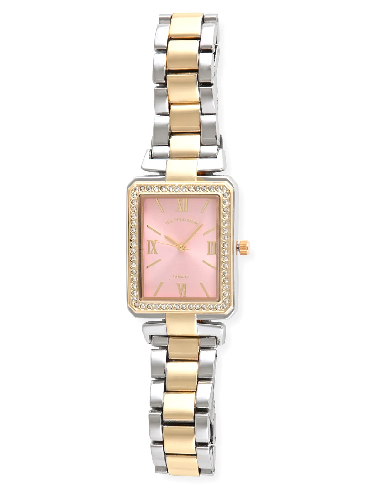 LADIES TWO TONE SQUARE FACE WATCH - Image 6