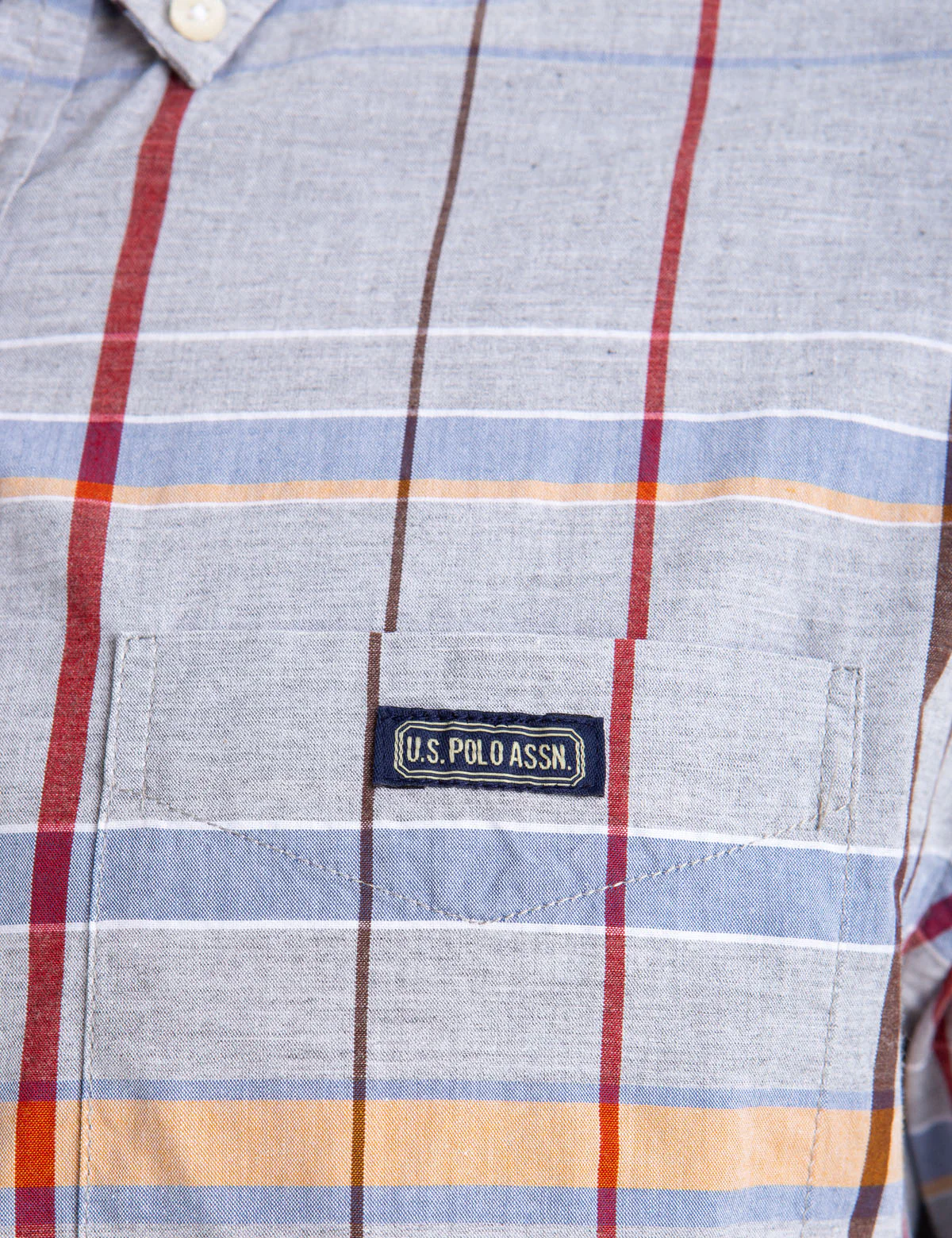 LARGE PLAID HEATHER POPLIN SHIRT - Image 4