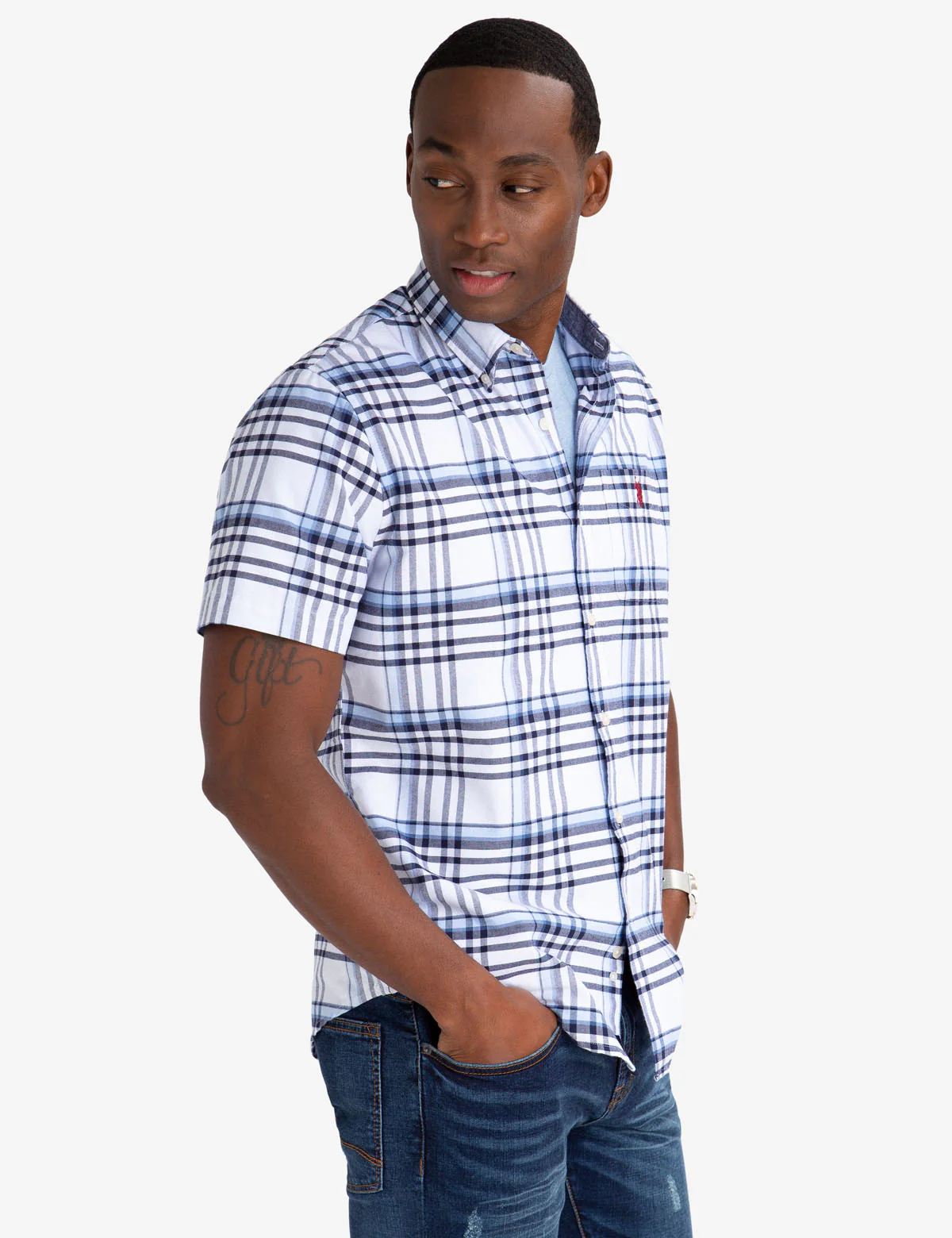 LARGE PLAID OXFORD SHIRT - Image 3
