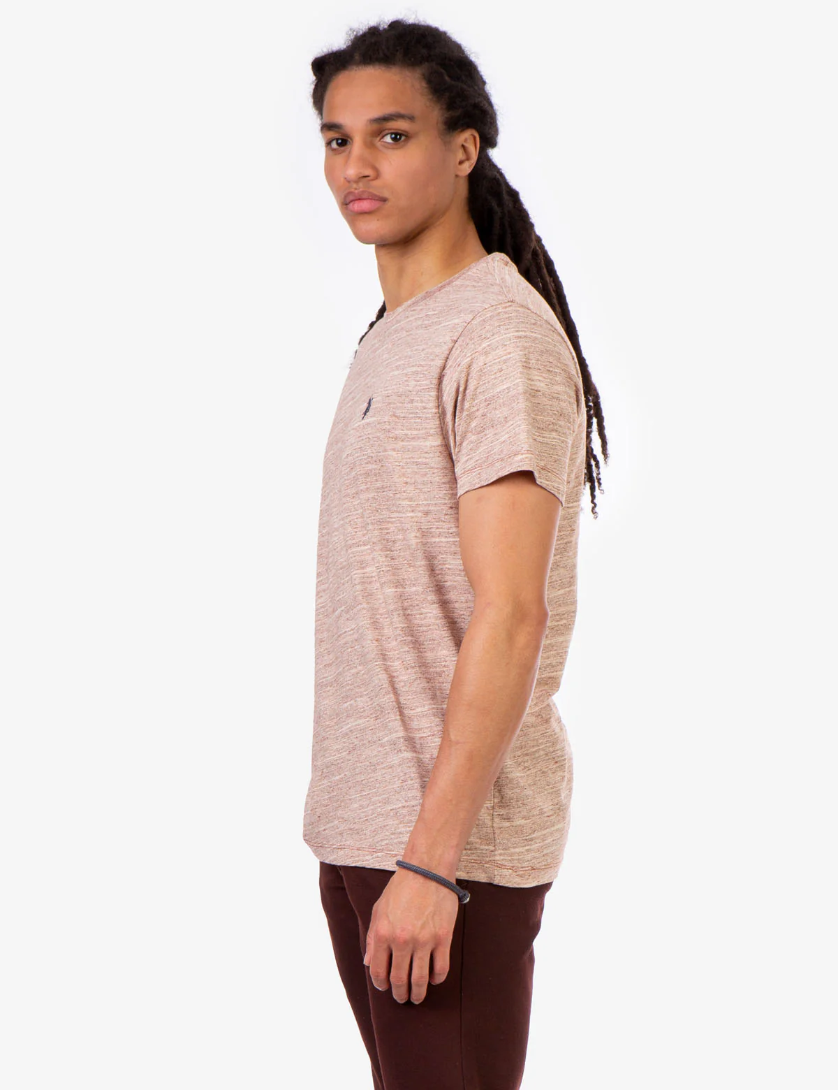 LINEAR SPACE DYE CREW NECK T-SHIRT - Image 10